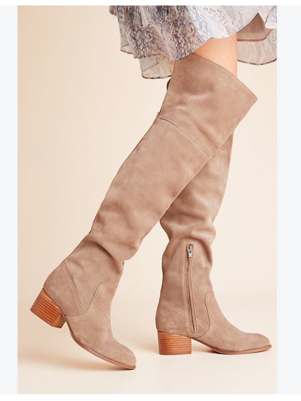 Anthropologie Liendo by Seychelles Suede Over-the-Knee Boots